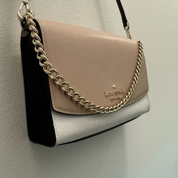 Kate Spade Tan, White and Black Neutral Crossbody Bag - Picture 16 of 16